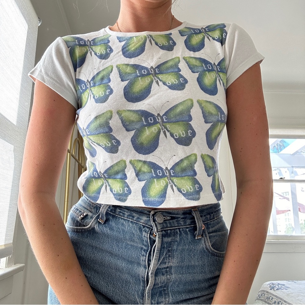 Juliette Johnston Butterfly Baby Tee